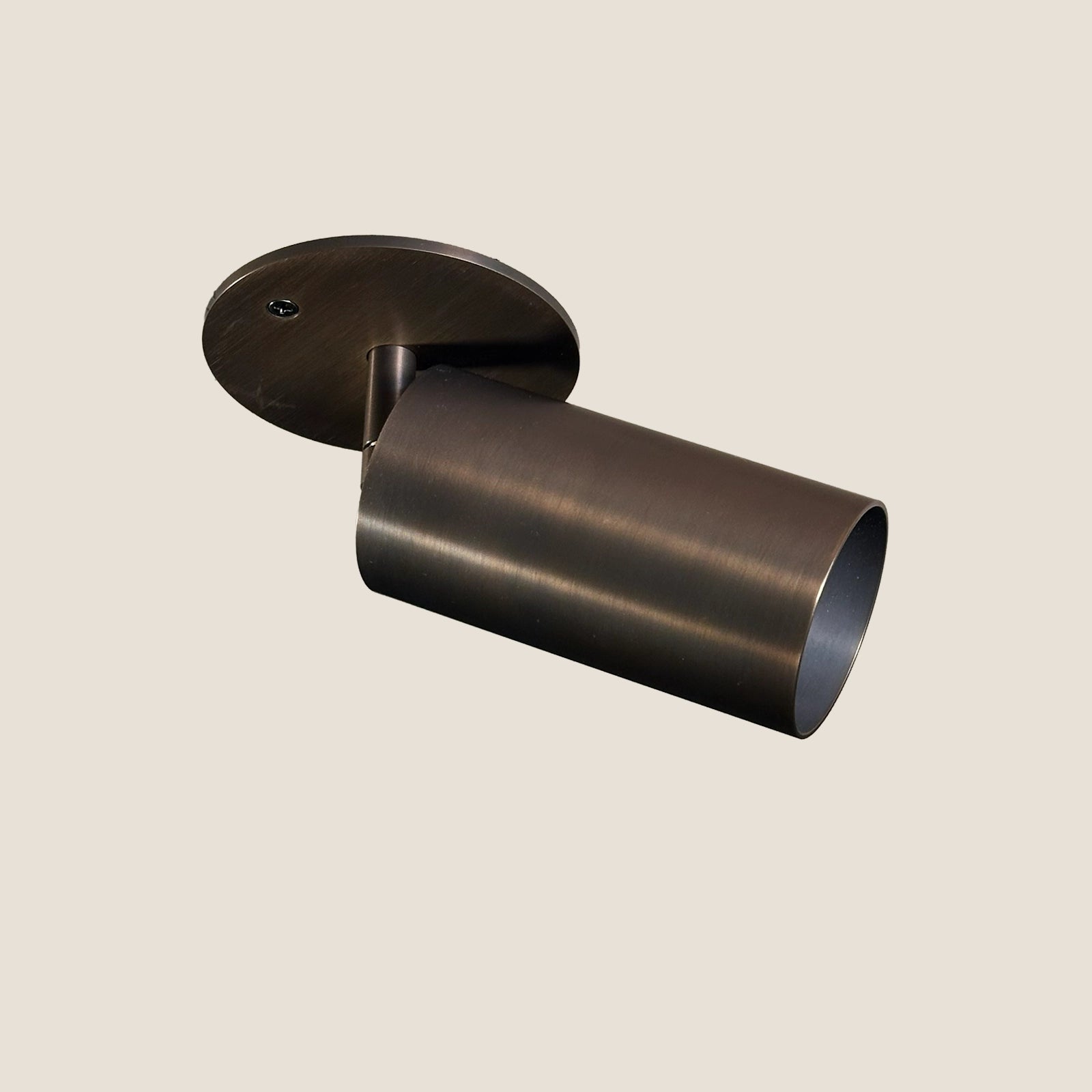 Monopoint, 1.5in Stem, 4.25in Dia Cover, Patina Brown